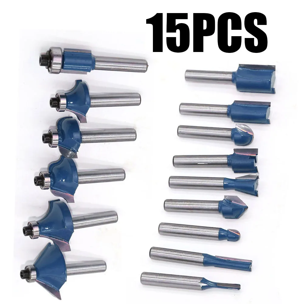 

1/4 Shank Router Bits Woodworking Chisel Cutter Workshop Repair Fixture Tool