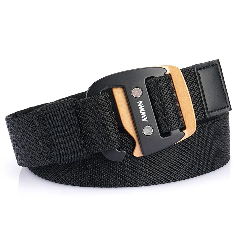 

New Hook Buckle Men's Casual Joker Woven Elastic Inner Belt Sports Belt Nylon Men Belts Luxury Brand Wristband Hand Dispenser