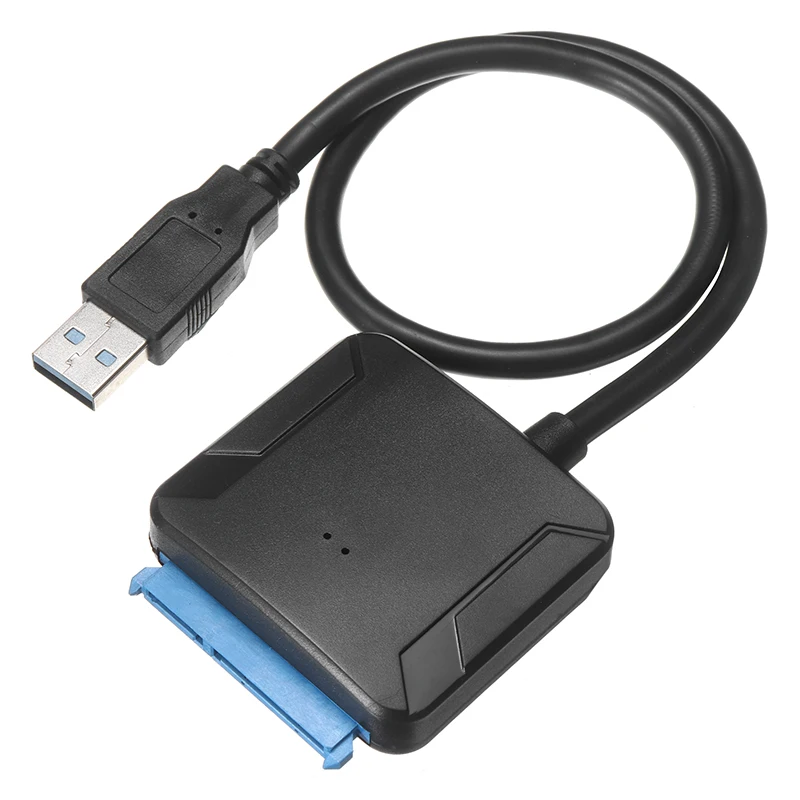 

USB 3.0 Port To SATA 2.5/3.5Inch HDD SSD Hard Drive Disk Converter for Windows 98/2000/XP/Vista With 12V Power Adapter UK Plug