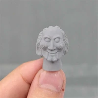 112 scale chainsaw horror clown head for 6 inch movable doll body toy collection gifts in stock