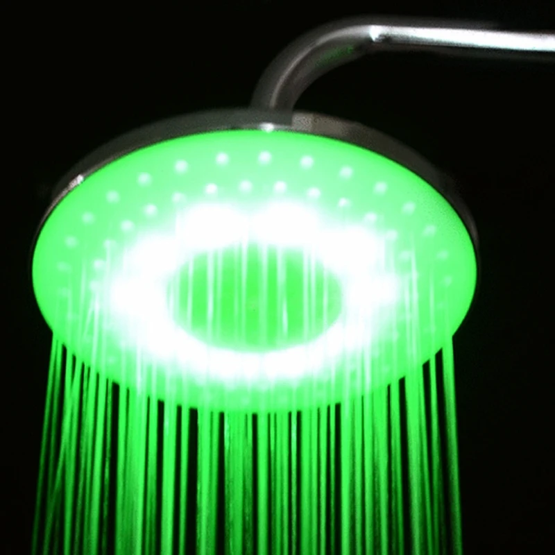 Нержавеющая сталь 8 &quotдюймовый RGB светодиодный светильник для дождевой насадки