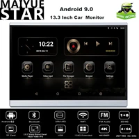 13 3inch car tv headrest monitor touch screen android 9 0 4k 1080p wifibluetoothusbsdhdmifmmirror link movie video player
