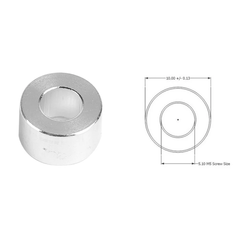 10 шт. алюминиевые прокладки для 3D принтера 6 мм|Детали и аксессуары 3D-принтеров| |