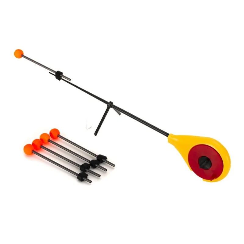 Fishing Rod With 5pc Rod Tip Mini Winter Ice Fishing Rod 10cm/9cm Carbon Fiber Winter Fishing Pole For Fishing Accessories