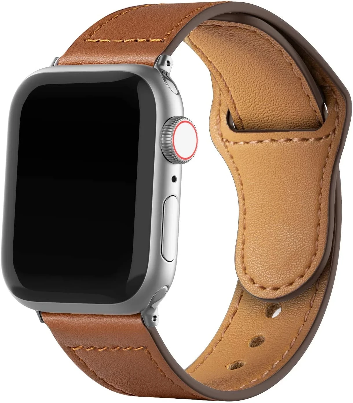 

Luxury Brand Leather Wrist Bracelet Watch Band Strap for Apple Watch 42mm 40mm 38mm 44mm Iwatch Series 1 2 3 4 5 6 SE Watchband