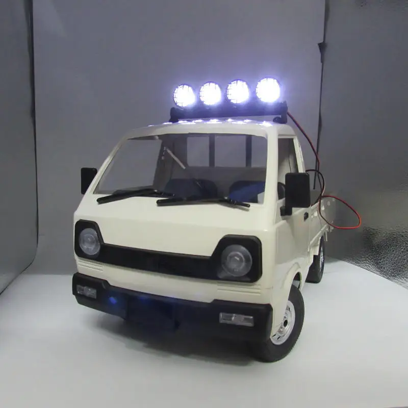

FBIL-1PCS RC Car LED Roof Lamp Lights Bar for WPL D12 1/10 RC Truck Car Upgrade Parts Accessories