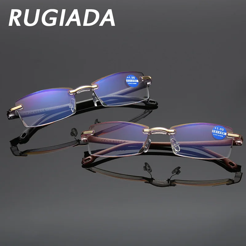 RUGIADA старинные очки для чтения женщин и мужчин сплав Рецептурные прямоугольные