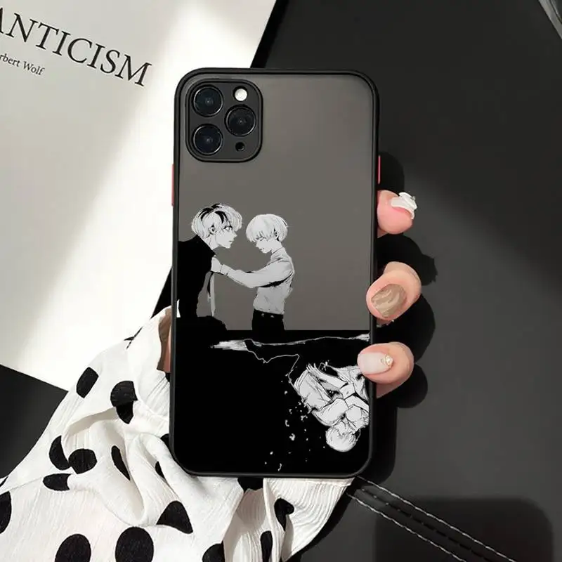 

Tokyo Ghoul Japan Suave Phone Case For iphone 12 11 7 8 plus mini x xs xr pro max matte transparent cover