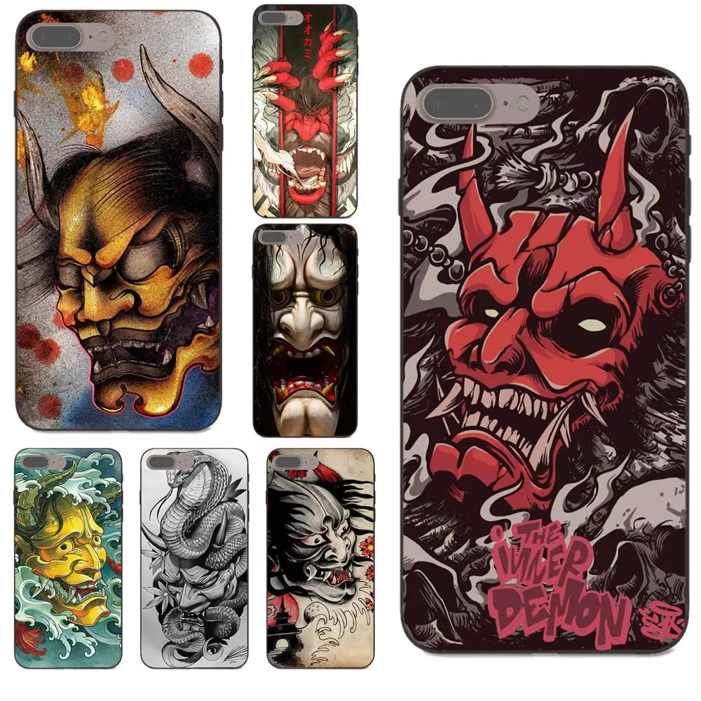 Фото Модная лучшая японская демоническая маска Oni Hannya для Huawei Honor 5A 6A 6C 7A 7C 7X 8A 8C 8X 9 10 P8 P9