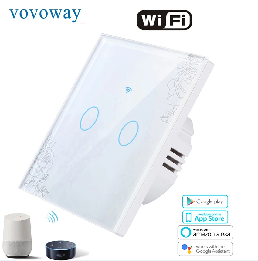 Сенсорный выключатель Vovoway EU светильник wi fi управление через приложение для