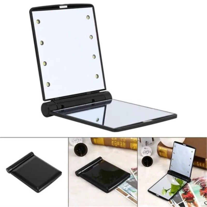 1 шт. косметическое компактное складное портативное карманное зеркало для