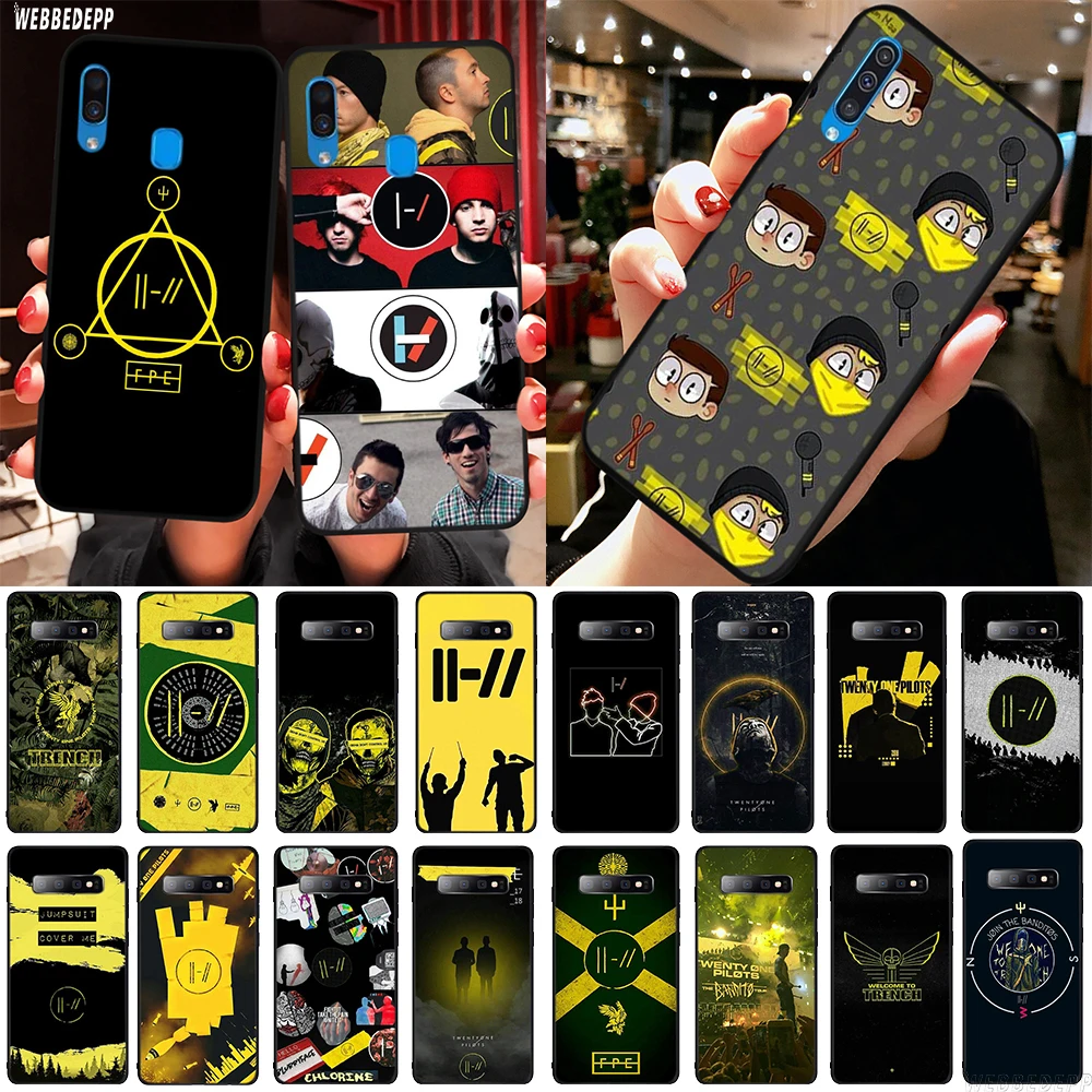 Чехол для телефона Twenty One Pilots 21 из ТПУ samsung Galaxy A10s A20s A30s A40s A50s Note 10 Plus мягкий