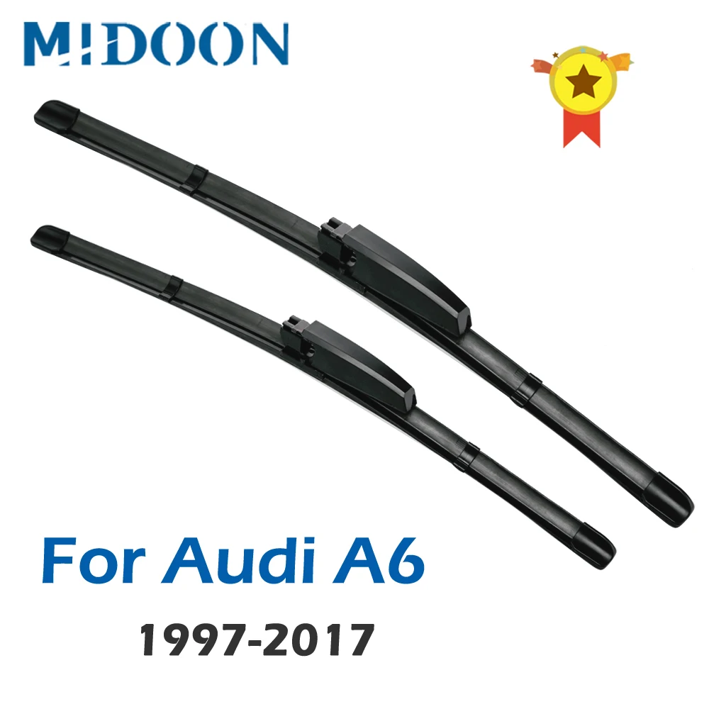 NIDOON щетки стеклоочистителя для Audi A6 C5/C6/C7 Fit крюк/ползунок/коготь/кнопка оружия