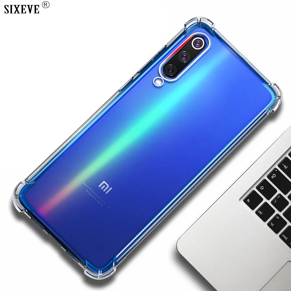 Силиконовый мягкий прозрачный чехол для Xiaomi Mi 8 Lite 9 SE 10 Redmi S2 3S 4A 4X 5 Plus 5A 6 Pro 6A Note 3 4