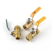 brass dn15 aluminum plastic tube ball valve g12 inch thread gas floor heating switch solar water heater and water valve