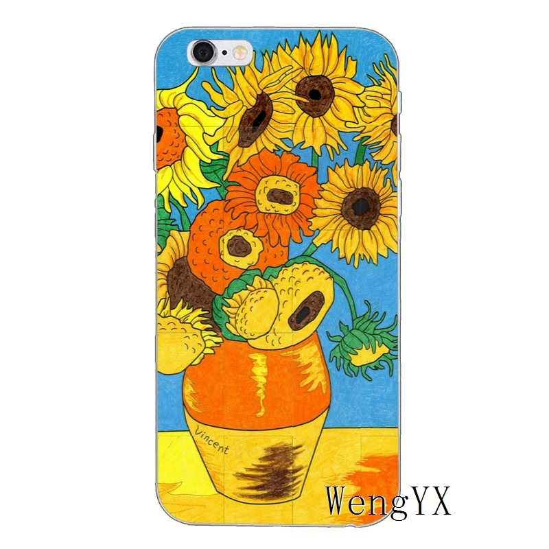 Van gogh sunflowers Daisy Flower cover case For Huawei Honor 20 10i 9x Lite 8s 8C 8X 7C 7X 7A 6C pro 6X 6A 5A 5C 5X 4c V10 | Мобильные