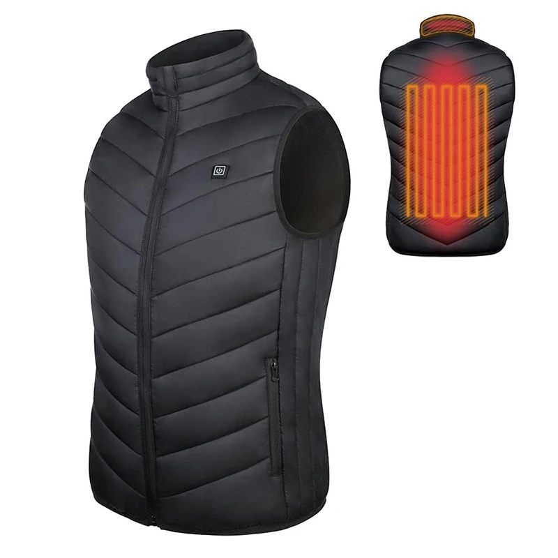 Новая одежда для маленькой девочки 2 места жилет с подогревом мужчин и женщин Usb