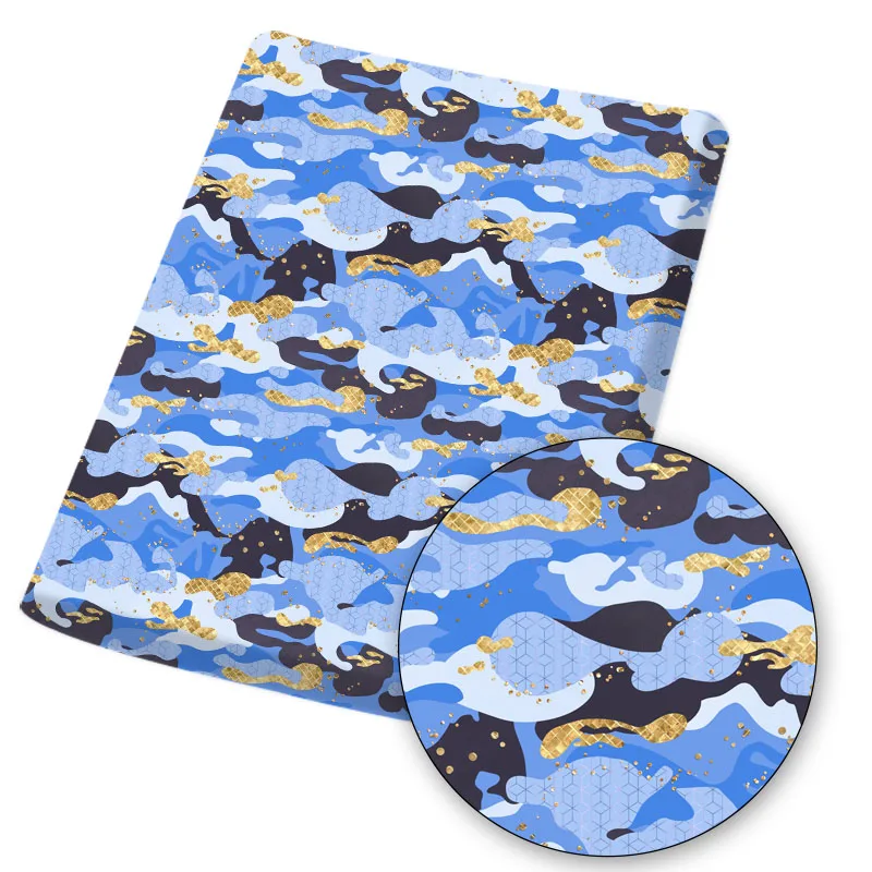 

Polyester Cotton Fabric Camouflage Print Cloth Fabrics for Making Dress Bags DIY Mask Sewing Materials Craft 45*145cm/Pc