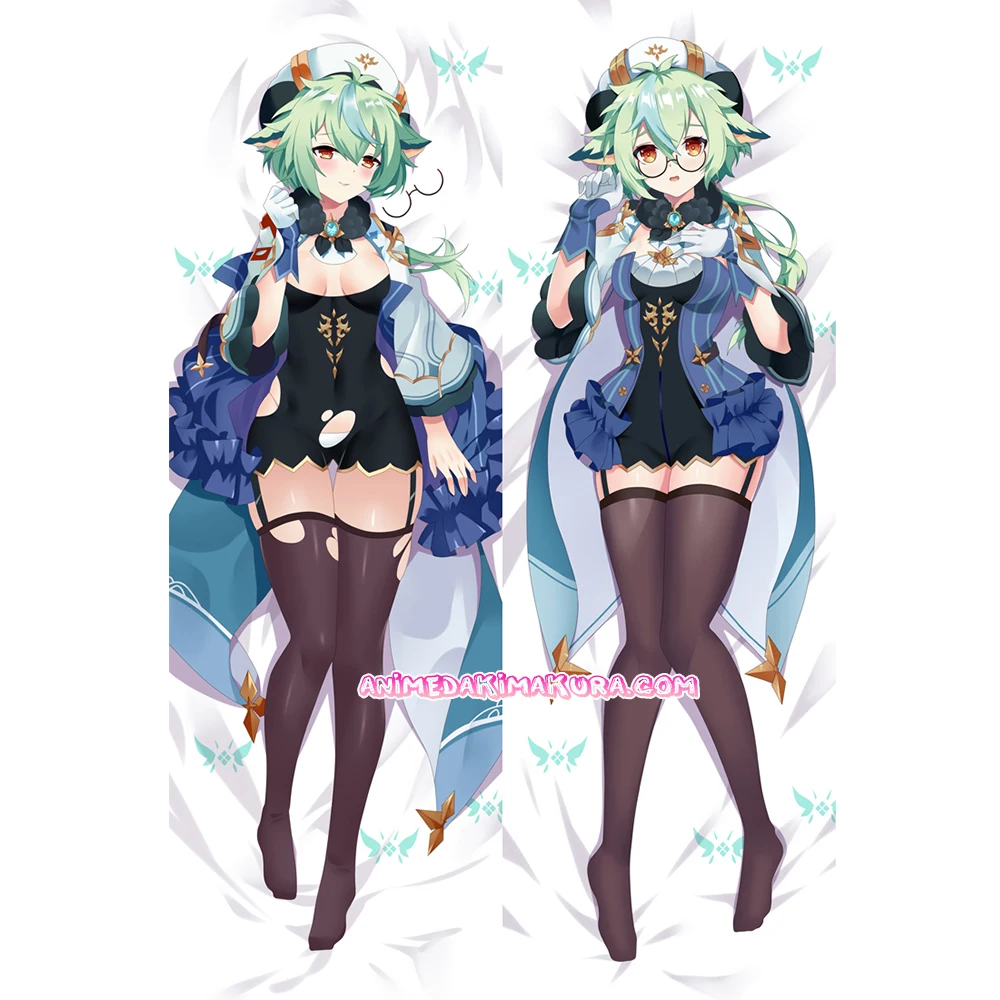 

Genshin Impact Sucrose Anime Girl Dakimakura Hugging Body Pillow Case Cover