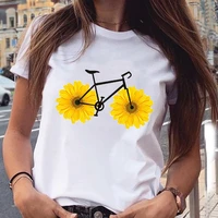 summer tshirt women t shirtgraphic star printing cute tees style casual fashion aesthetic print female clothes kawaii tops