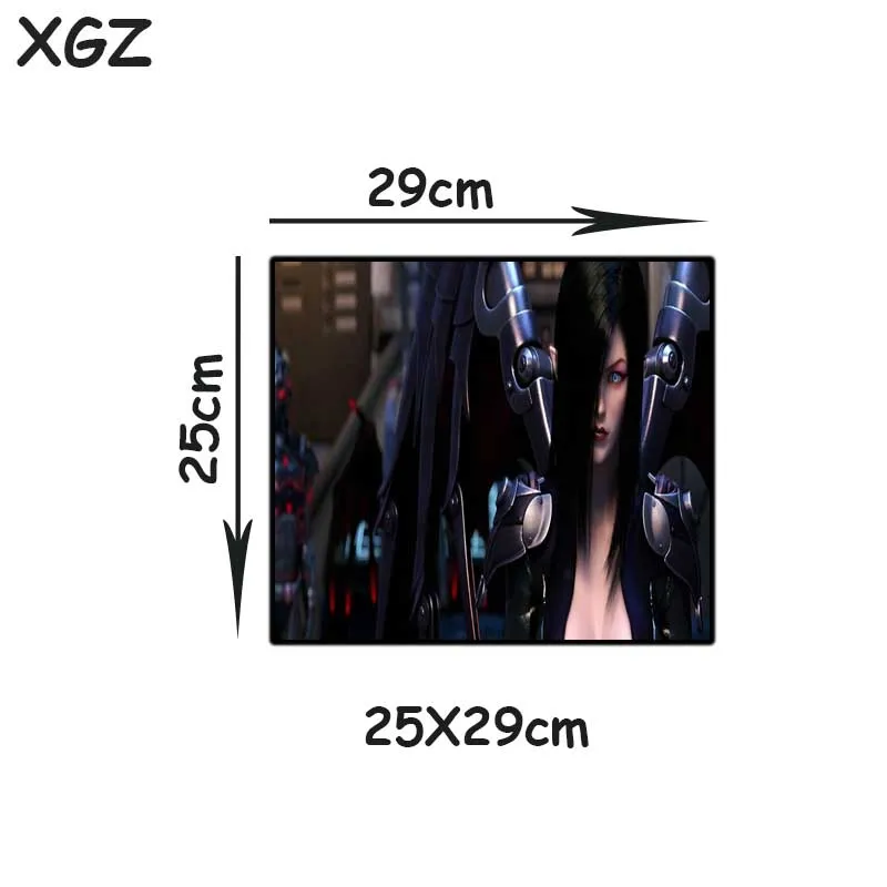 

XGZ Large Gaming Mouse Pad Black Lock Edge Movie Sexy Demon Morgana Custom Computer Table Mat Rubber Non-slip 900x400/900x300