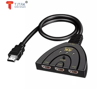 hdmi switch adaptermvp gold plated 3 port hdmi switchersplittersupports full hd 4k 1080p 3d player hd tvlcdpcprojectorau