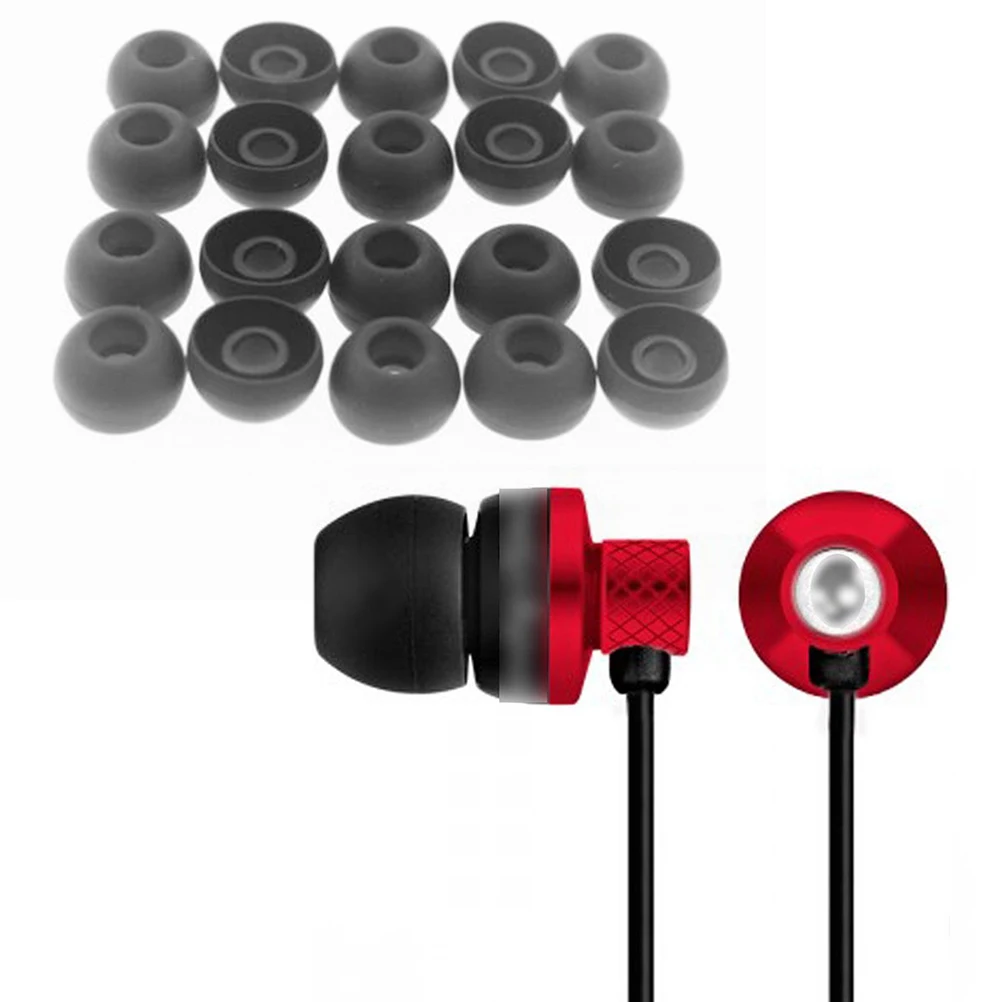 

10 Pairs 20 PCS L Silicone 4.5mm Earbud Cushion Replacement Headphone Headset Ear pads Gel Covers Tips For Earphone MP3