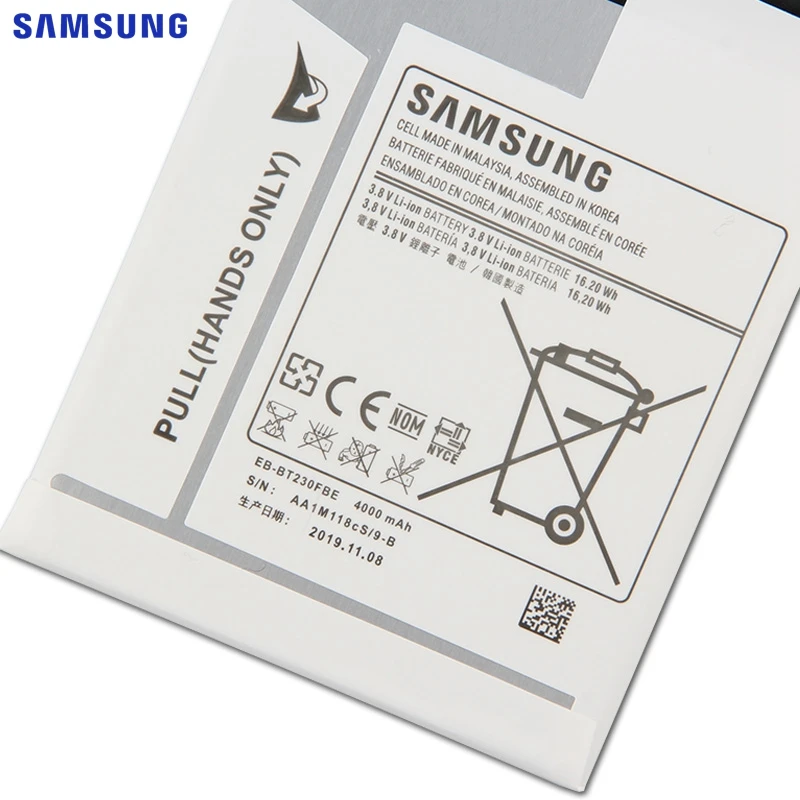 Оригинальная запасная аккумуляторная батарея SAMSUNUG для SAMSUNG Galaxy Tab 4 7 0 задняя