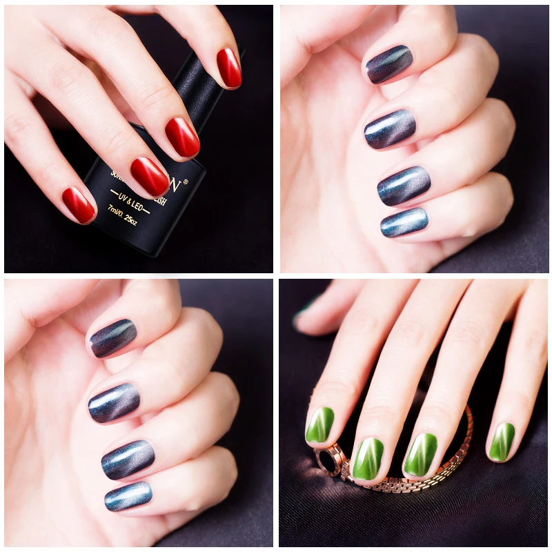 7 мл Гель-лак кошачий глаз УФ светодиодный лак для ногтей маникюра рекомендуемый