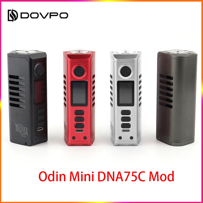 Оригинальный DNA чип DOVPO Odin Mini DNA75C мод с Evolv 75 Вт электронная сигарета вейп 0 96