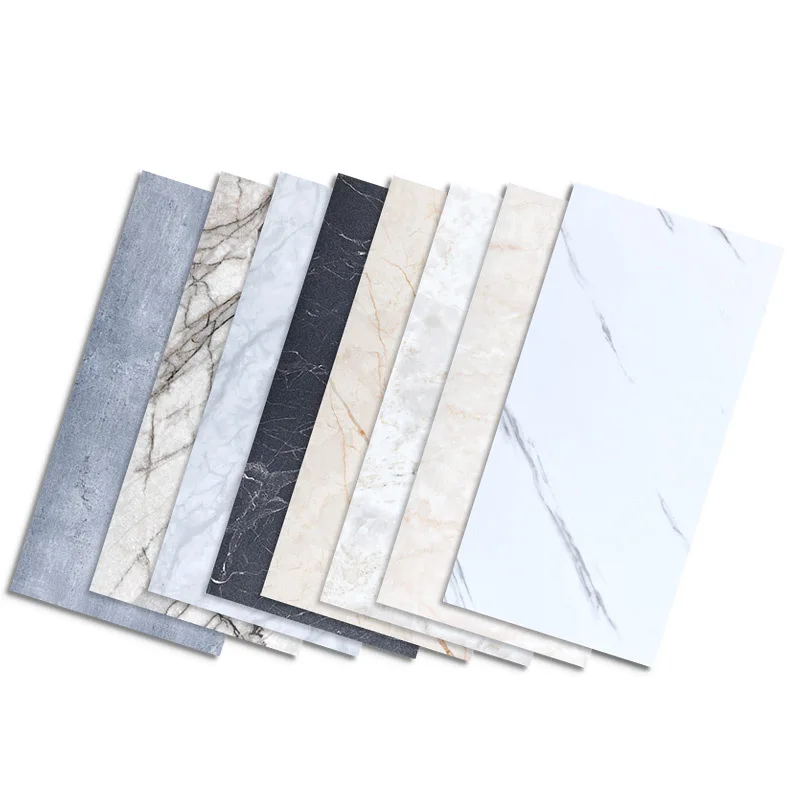 

ПВХ наклейки на пол для ванной и кухни, самоклеящиеся водонепроницаемые обои для ванной и кухни, мраморные фоновые обои для гостиной