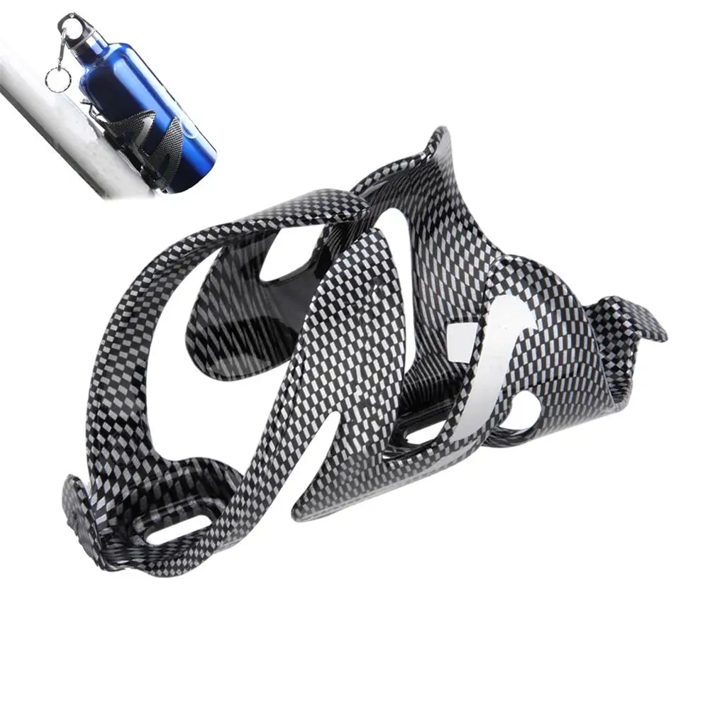 

Road Bicycle Water Bottle Holder Carbon Fiber Bike Cycling Glass Drink Water Bottle Cup Stand Rack Cage For Cycling Accessories