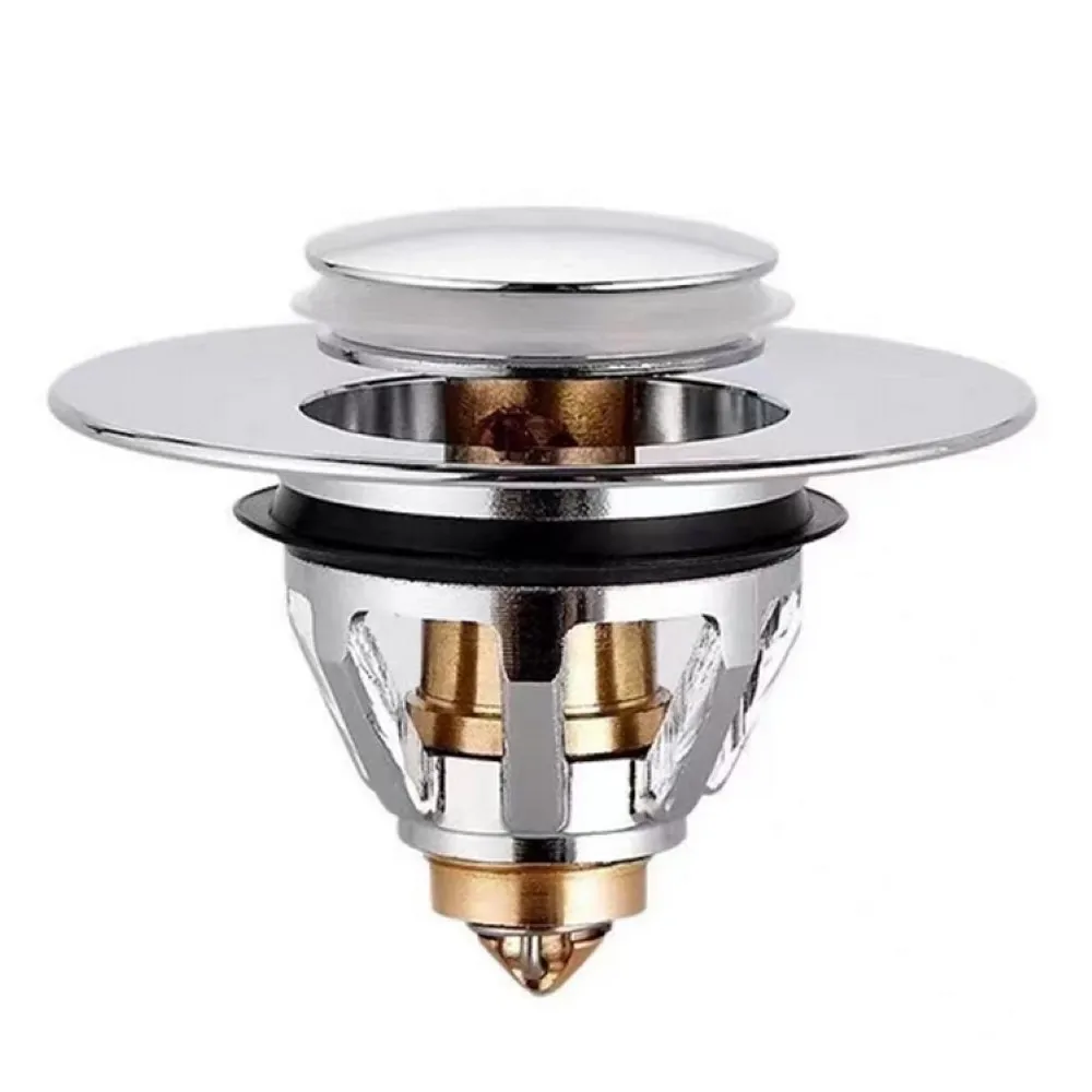 

1PC Universal Basin Pop Up Drain Filter Anti Clogging Bathtub Drain Stopper Shower Sink Strainer for Kitchen Bathroom Toilets