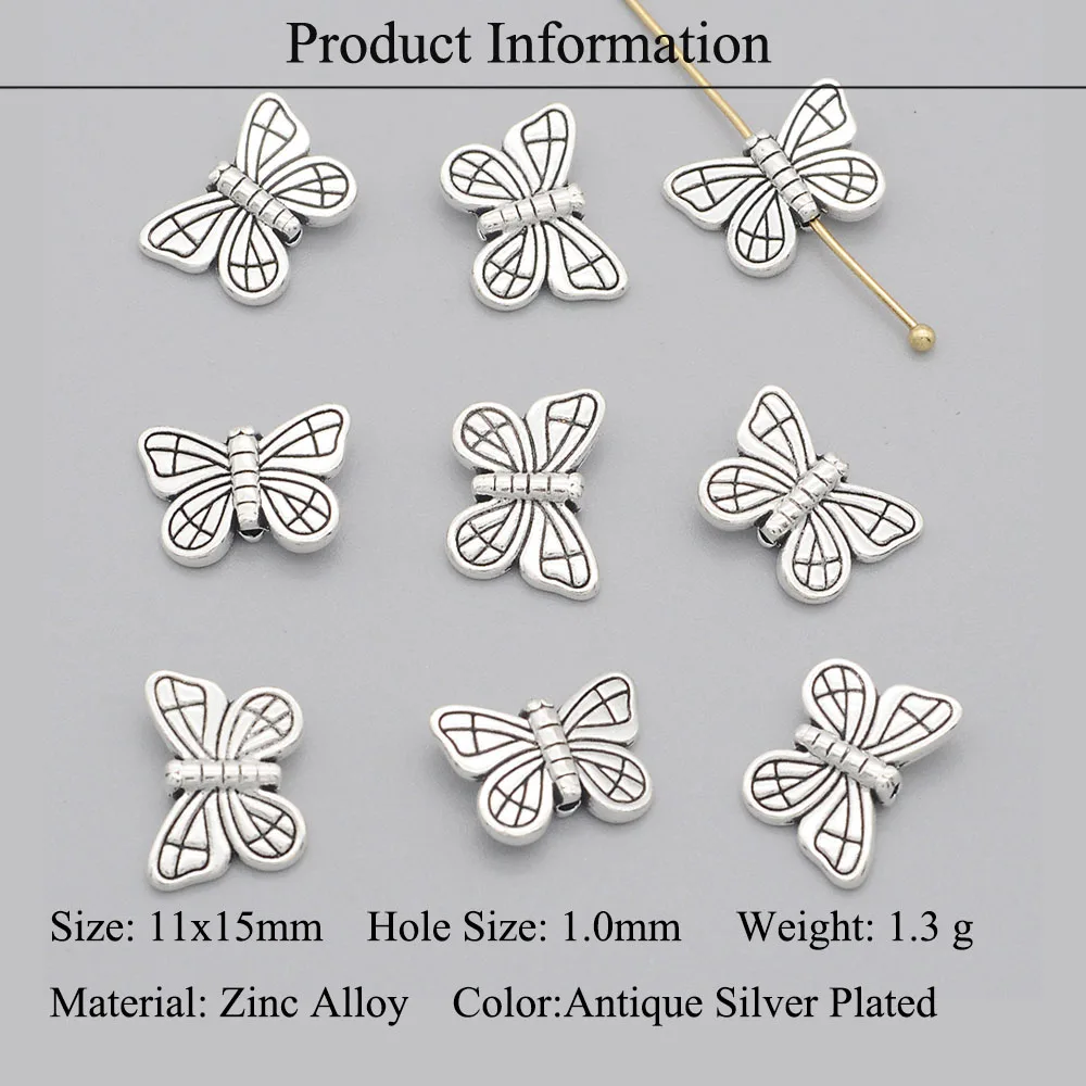 15 шт./лот бусины-разделители в античном стиле для ювелирных изделий сделай сам |