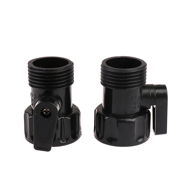 

2pcs Garden Irrigation Valve 3/4" Male To Female Thread Extend Hose Switch