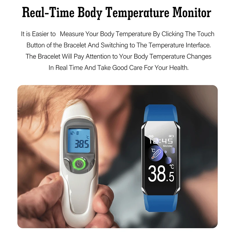 

CHYCET 2021 Smart Band Watches Women Men's Blood Pressure Monitor Sports Fitness Bracelet Smartwatch For IOS Xiaomi Android