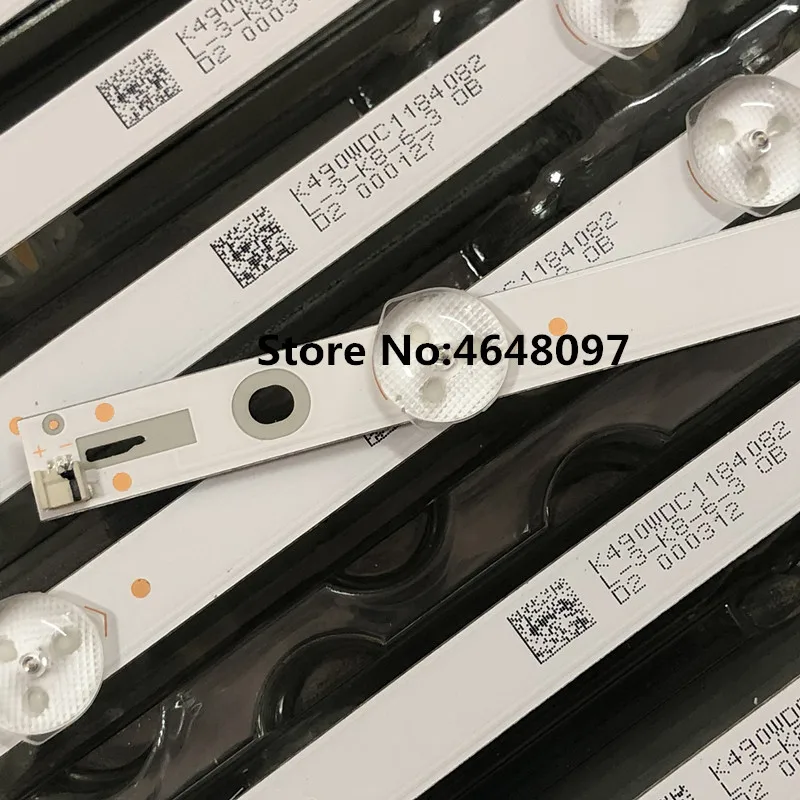 Светодиодная лента 9 шт./лот для подсветки телевизора P hi lis 49 дюймов K490WDC1 A2 4708 K49WDC