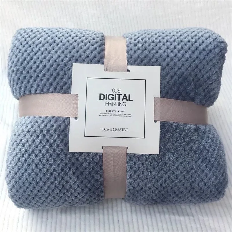 Зимняя норковая фланелевая мягкая и теплая кровать из кораллового флиса Простое