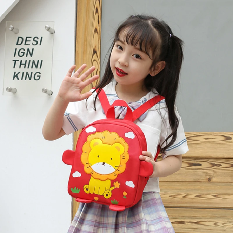 Child Cartoon Lion School Backpack for Girl Boy Fashion Anime Primary Waterproof Bag In Kindergarten School Bag Kids Schoolbag