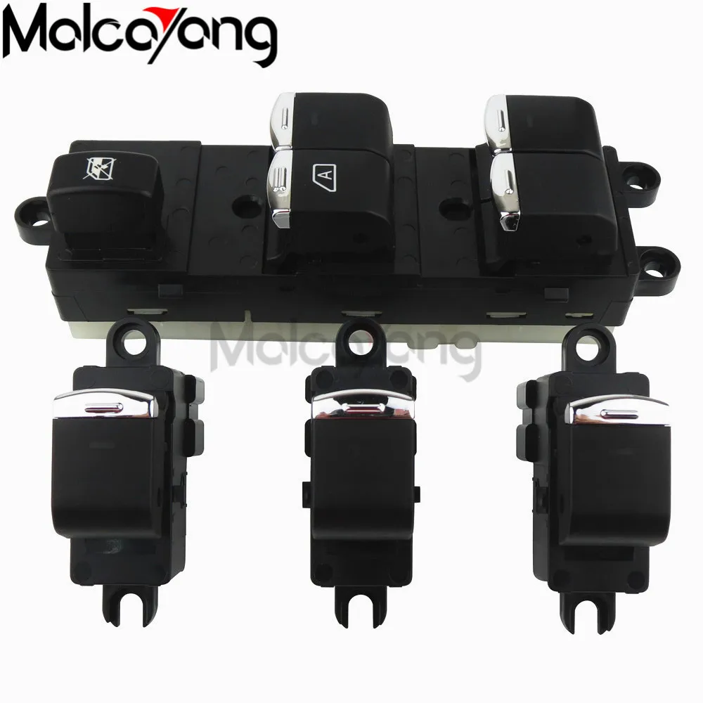 Электрический стеклоподъемник комплект с хромированным переключателем 25401 EB30B