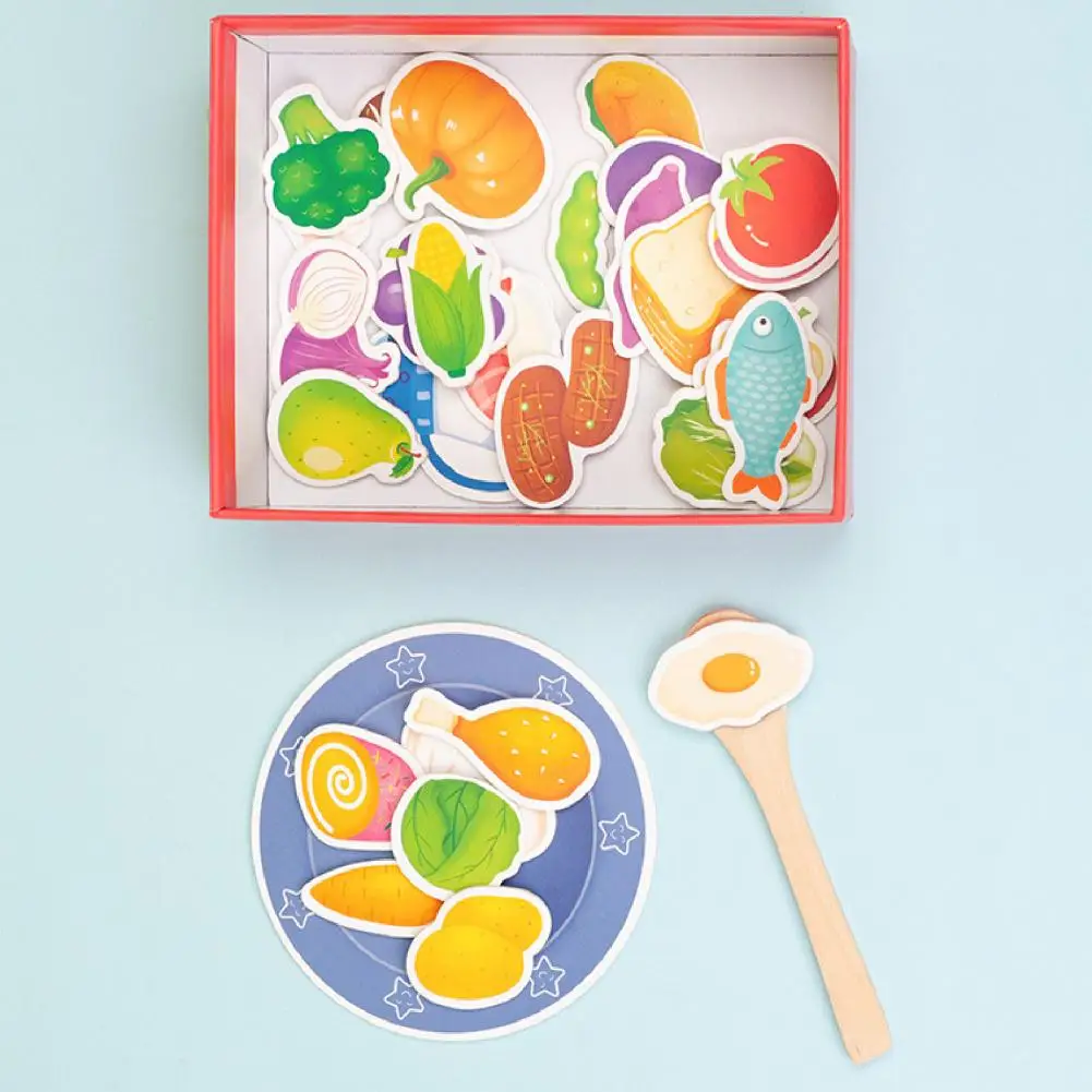 1Set Feeding Training Game Toy Smooth Surface No Burr Portable Baby Simulation Food Play Pretend Games Toys for Early Education | Игрушки и