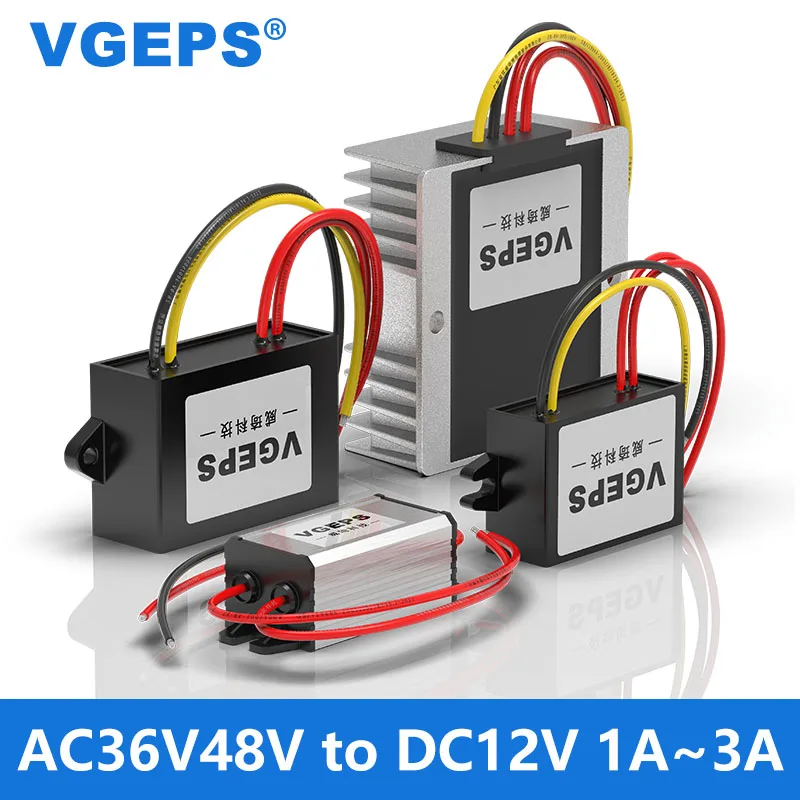 

AC36V48V to DC12V AC to DC power converter AC48V to DC12V step-down power supply module