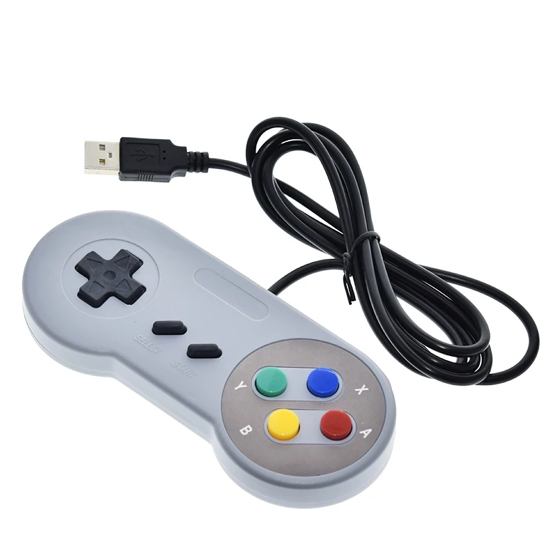 USB-джойстик для Nintendo SNES ПК MAC | Электронные компоненты и принадлежности