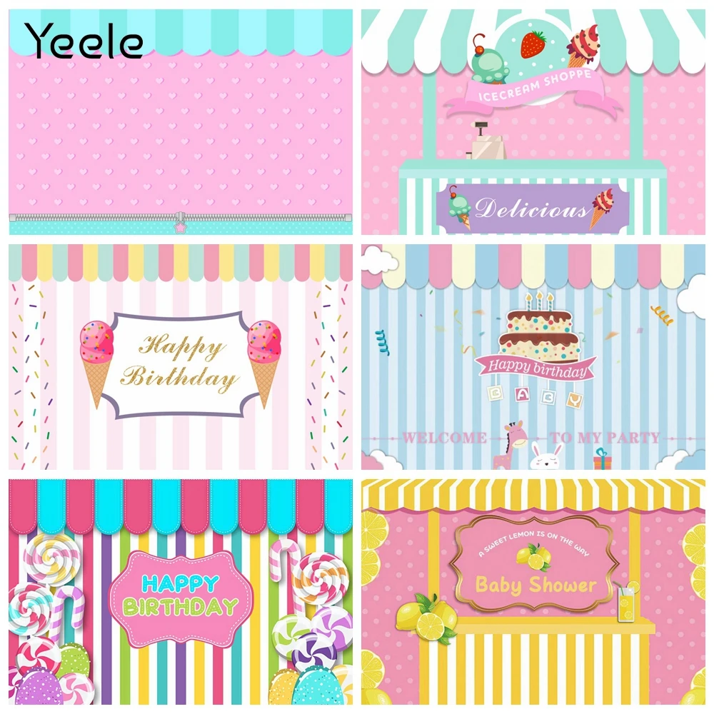 Фоны Yeele для профессиональной студийной фотосъемки на день рождения с