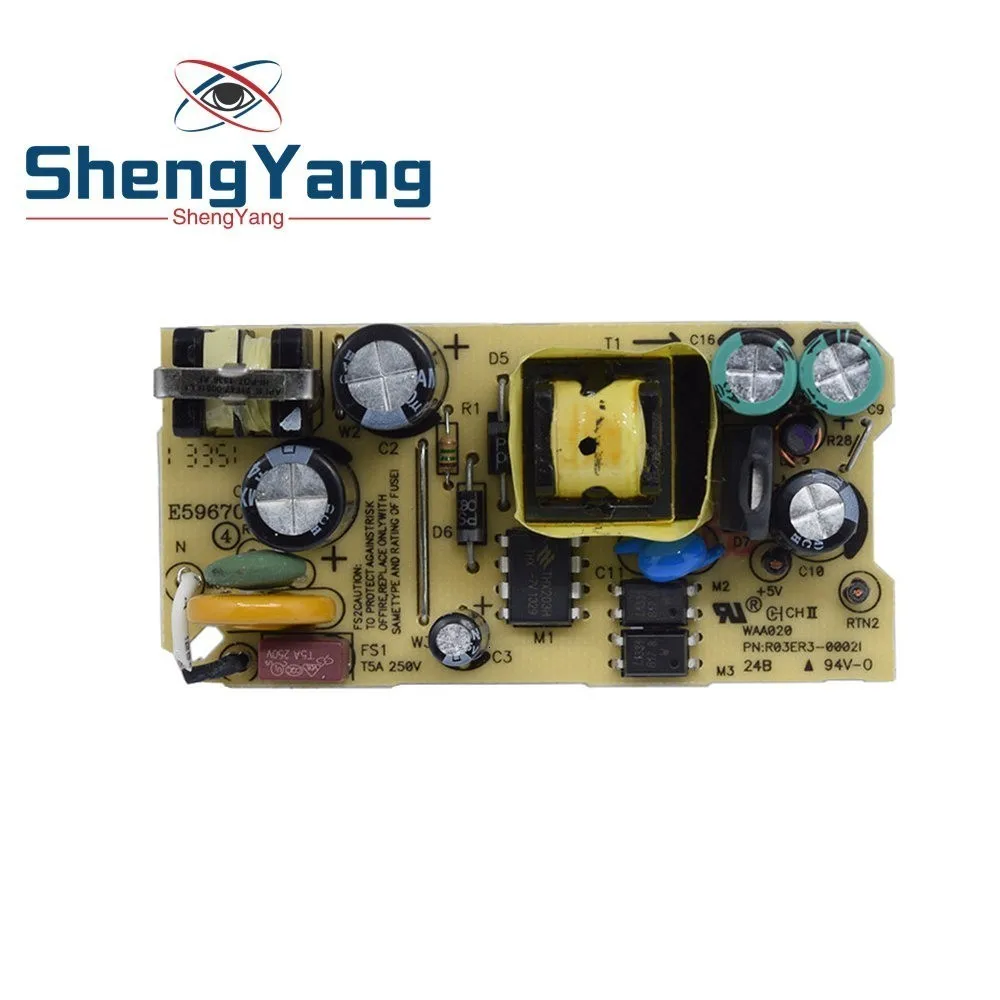 ShengYang 1 шт. AC-DC 5 в 2A 2000mA переключатель модуль питания для замены ремонт светодиодный блок питания