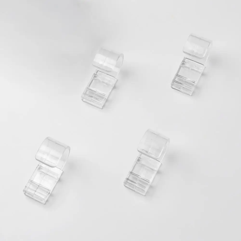 

4Pcs Anti-slid Sturdy Hook Clip Plastic Practical Annular Clip Hanger for Home
