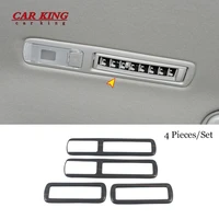 abs wood grain car top air conditioner outlet ac vent switch decor cover trim lhd styling for toyota highlander 2020 2021 2022