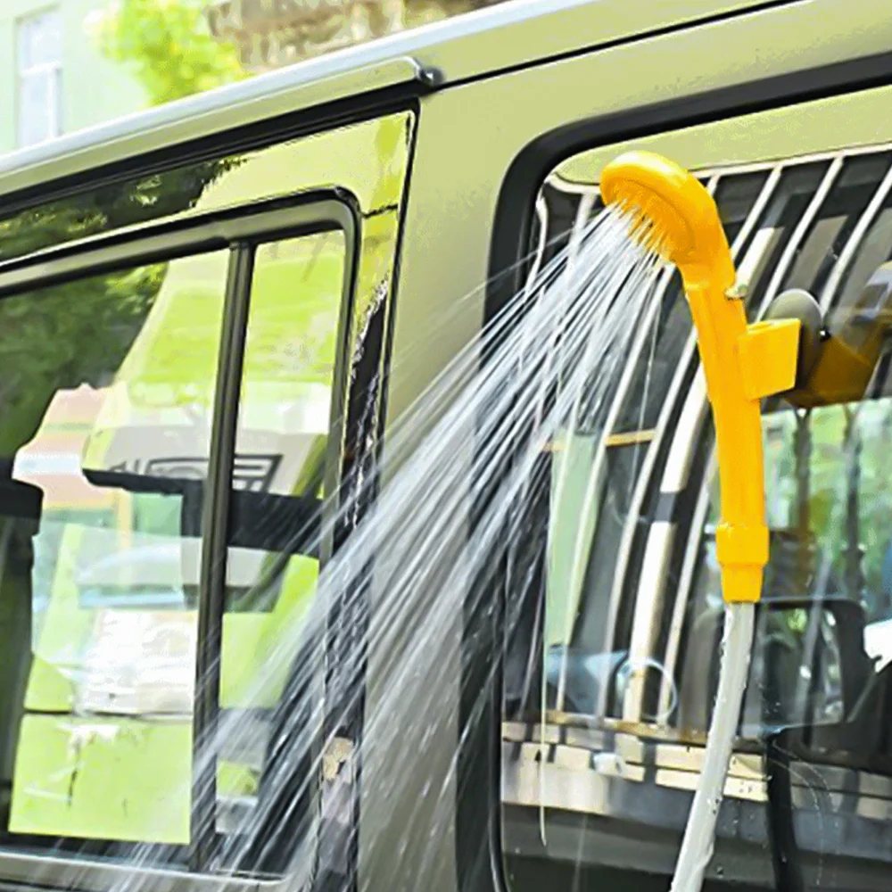 

12V Portable Car Shower Washer Set Outdoor Camping Car Wash Travel Pet Dog Take Shower Set Camping Travel Nozzle