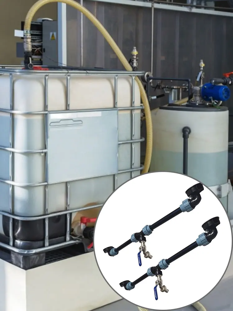 

IBC Adapter Tank Valve Hose Fittings Drain Connectors Garden Faucet Outlet Hose Screw Connection Rainwater Tank Hose DN50 (75mm)