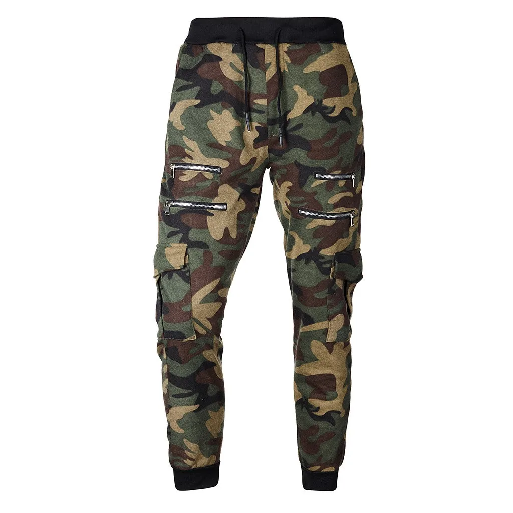 Модные камуфляжные мужские повседневные однотонные Свободные Лоскутные цветные